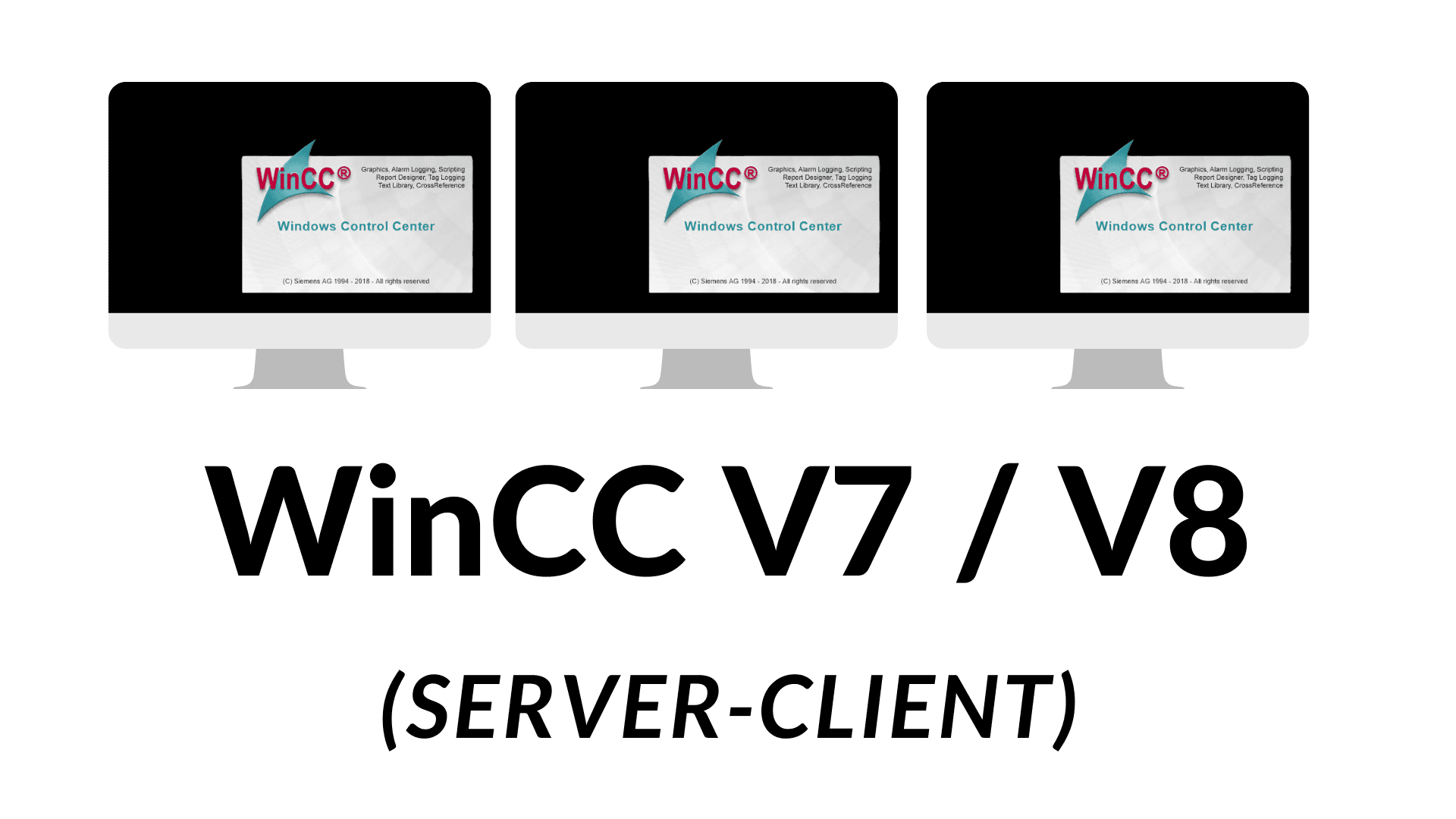 WinCC V7 SCADA (SERVER-CLIENT)